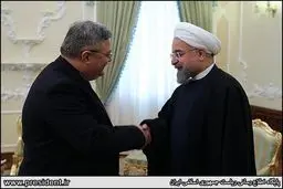 دیدار روحانی با رییس مجلس گرجستان به روایت تصویر