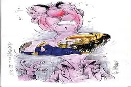 قصه کرار و افشارزاده!/کاریکاتور