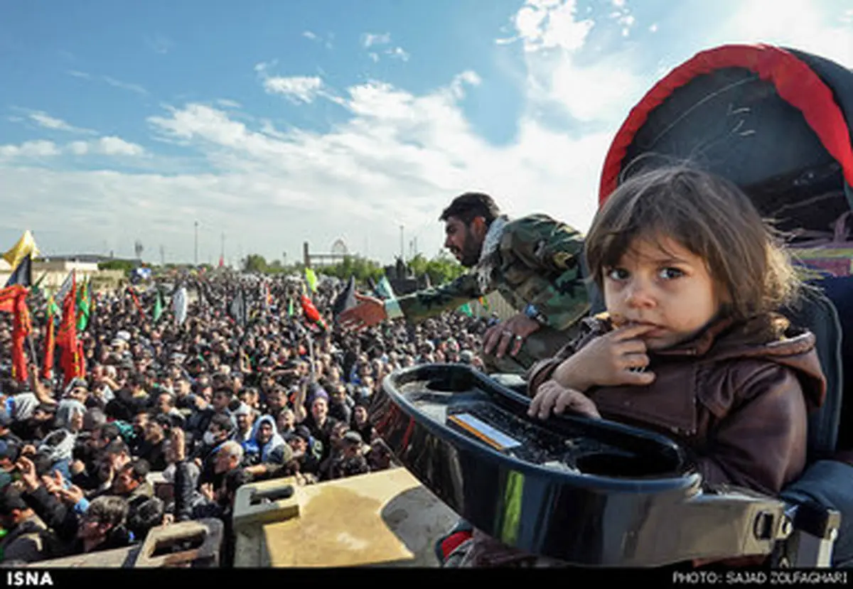 ازدحام زائران در مرز مهران/تصاویر