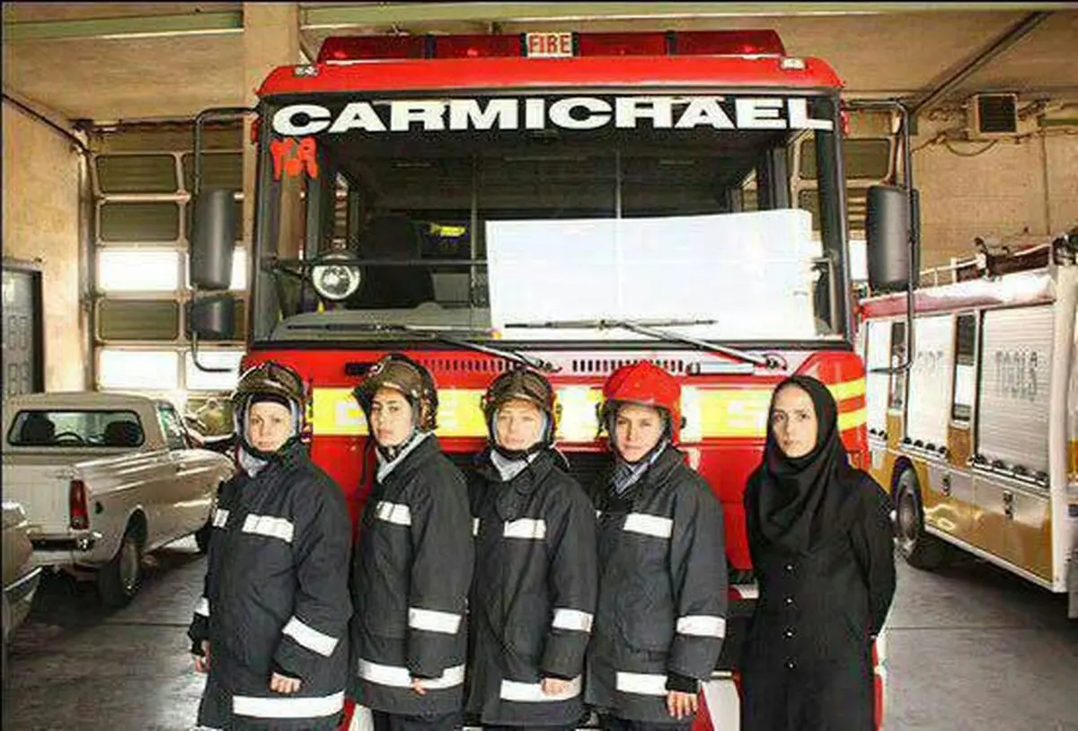 بانوان آتش نشان در کرج/ عکس