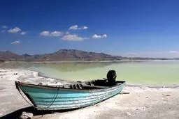 آخرین وضعیت دریاچه ارومیه‎ / تصاویر