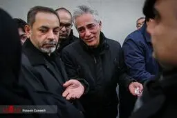 حواشی تصویری مراسم تشییع پیکر حسن جوهرچی