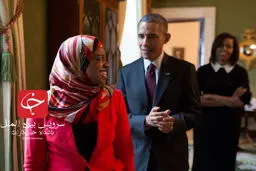 وقتی دختر اوباما، محجبه می شود+عکس‎