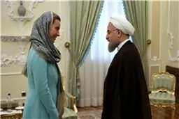 فدریکا موگرینی با روحانی دیدار کرد