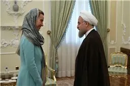 فدریکا موگرینی با روحانی دیدار کرد