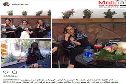 تصاویری از زهره فکور به همراه دوستانش در یک باشگاه ورزشی/عکس