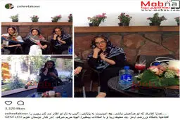 تصاویری از زهره فکور به همراه دوستانش در یک باشگاه ورزشی/عکس