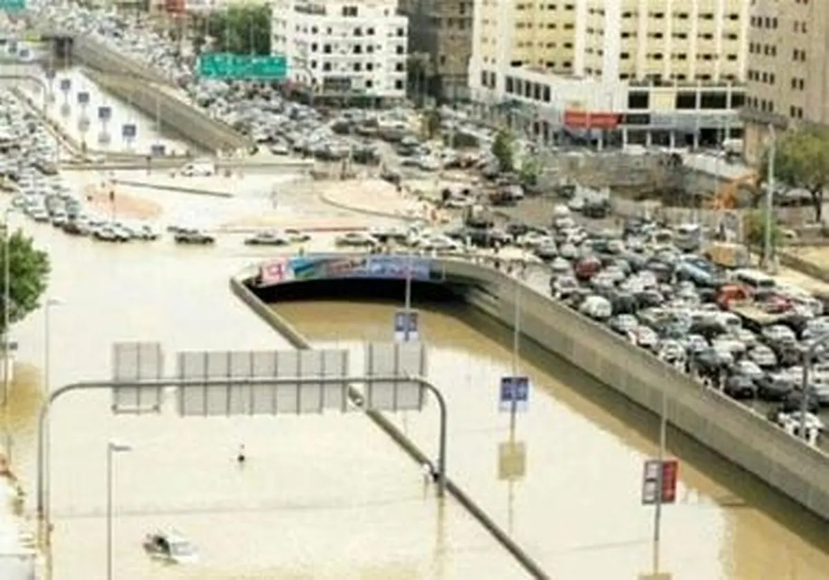 جده زیر آب رفت/ تصاویر