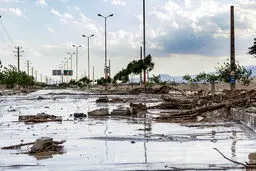 تصاویر/ سیل در سمنان و سرخه