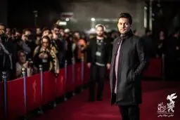 حامد بهداد روی فرش قرمز جشنواره فجر/ تصاویر