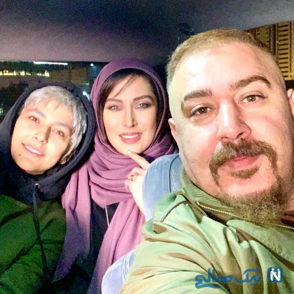 عکس: شب کاری مهتاب کرامتی