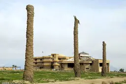 بقایای کاخ همسر صدام در شمال عراق+تصاویر