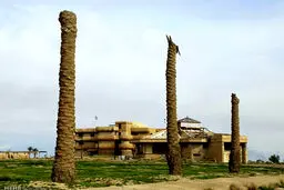 بقایای کاخ همسر صدام در شمال عراق+تصاویر