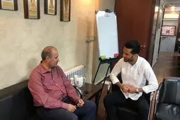 دیدار کاپیتان تیم ملی با تاج برای تقدیر از تلاش‌های فدراسیون + عکس