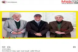 عکس یادگاری سه ستاره سینمای ایران/ عکس