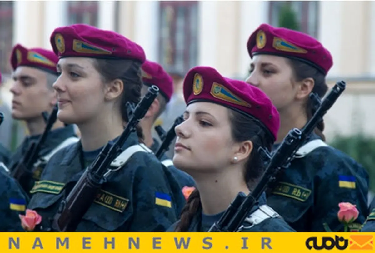 عکس‌هایی از سربازان زن اوکراینی