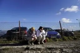 تصاویر هجوم پناهجویان اوکراینی ها به مرز لهستان