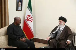 حاشیه‌های دیدار رئیس‌جمهور غنا با رهبری/تصاویر