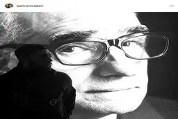 بهرام رادان در کنار کارگردان افسانه ای سینما/عکس