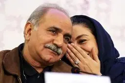 حرف‌های در گوشی مریلا زارعی و پرویز پرستویی/عکس