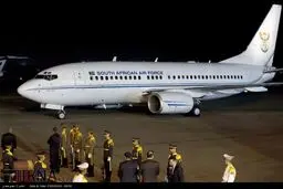 جاکوب زوما با چه هواپیمایی به تهران آمد؟/ عکس