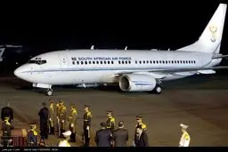 جاکوب زوما با چه هواپیمایی به تهران آمد؟/ عکس