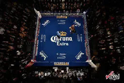 تصاویری از مبارزه کانر مک‌گرگور در برابر فلوید می‌ودر