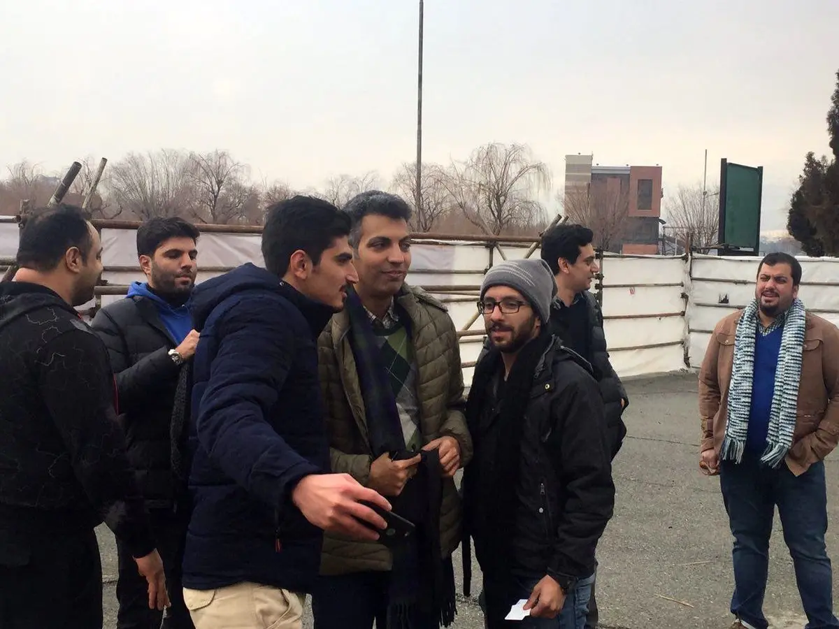 عادل فردوسی پور در ورزشگاه آزادی/عکس