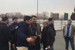 عادل فردوسی پور در ورزشگاه آزادی/عکس