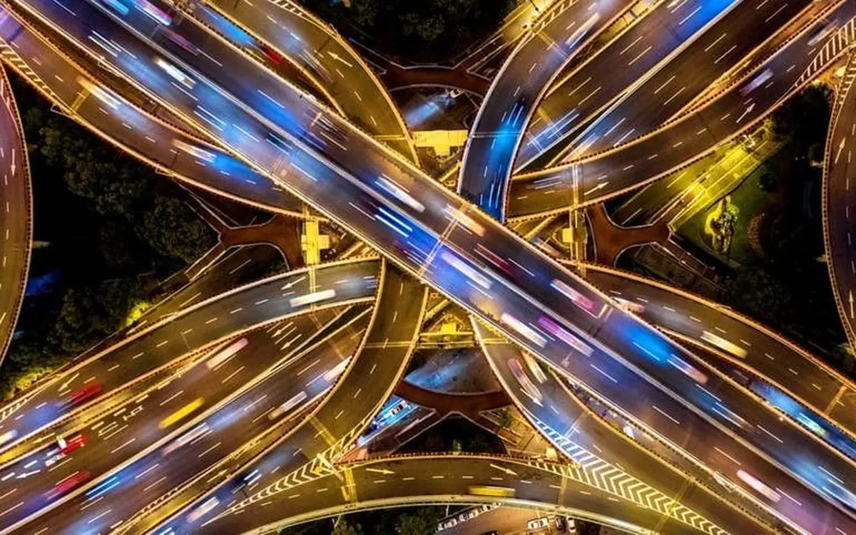 تصویر هوایی زیبا از شانگهای چین / عکس