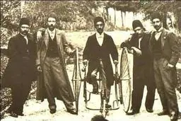 اولین سه چرخه در ایران/ عکس تاریخی