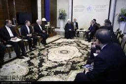 تصاویری از دیدار رؤسای جمهور ازبکستان، قزاقستان و آذریایجان با روحانی