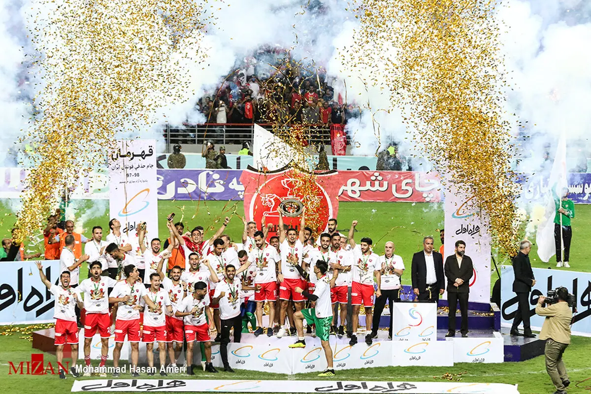 تصاویر/ فینال جام حذفی؛ دیدار پرسپولیس و داماش