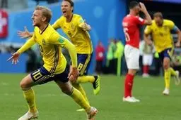 ادامه شگفتی‌سازی‌های سوئد با حذف سوئیس و صعود به یک چهارم