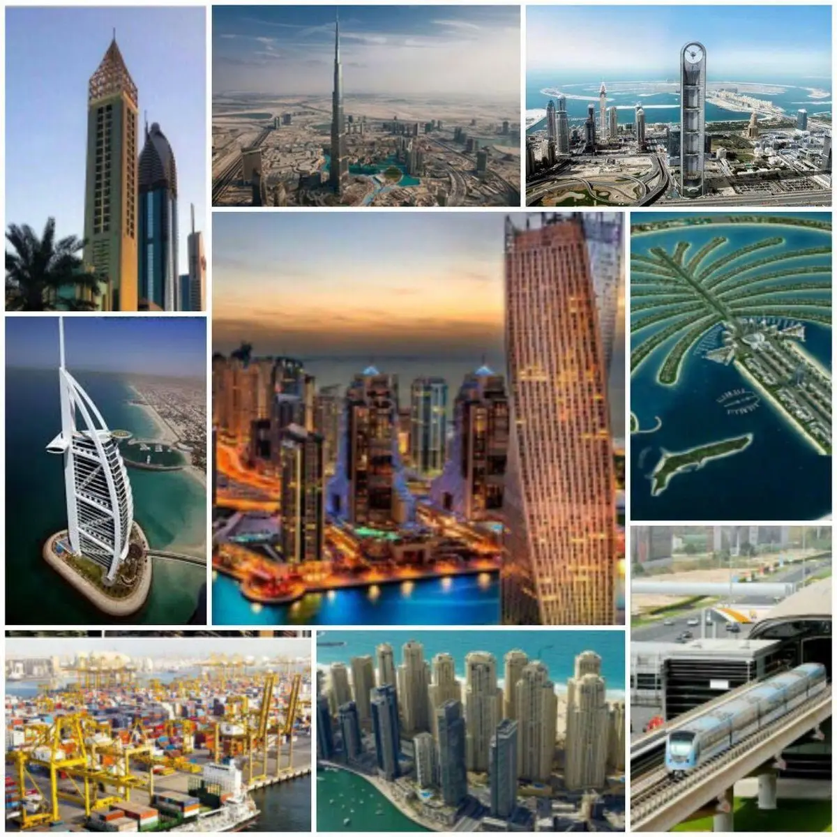 چشم اندازی از دبی، شهرِ ترین‌ها ! / عکس