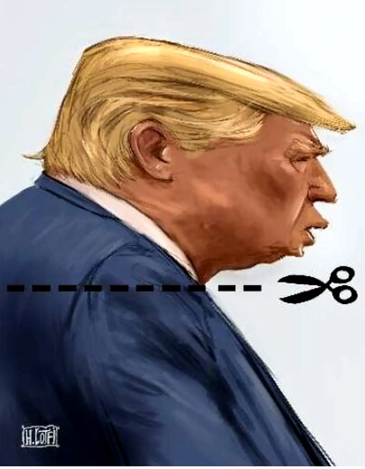 تیغ استیضاح بیخ گلوی ترامپ!