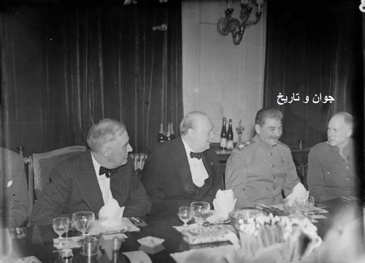 جشن تولد چرچیل در تهران/عکس