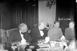 جشن تولد چرچیل در تهران/عکس