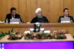 تصاویری از جلسه هیات دولت/ تصاویر