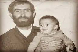 عکس زیرخاکی هادی کاظمی و پدرش/ عکس