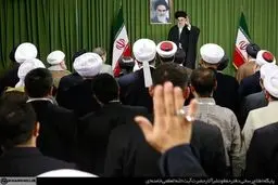 دیدار شرکت‌کنندگان در کنگره جهانی جریان‌های افراطی و تکفیری از دیدگاه علمای اسلام با مقام معظم رهبری/ تصاویر