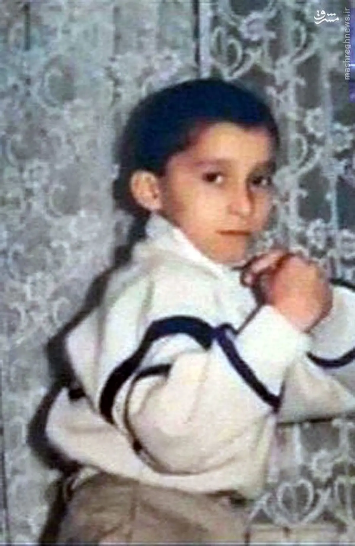 تصویری از کودکی مرتضی پاشایی