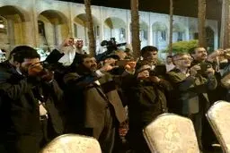 وقتی ضرغامی هم عکاس می شود/ عکس