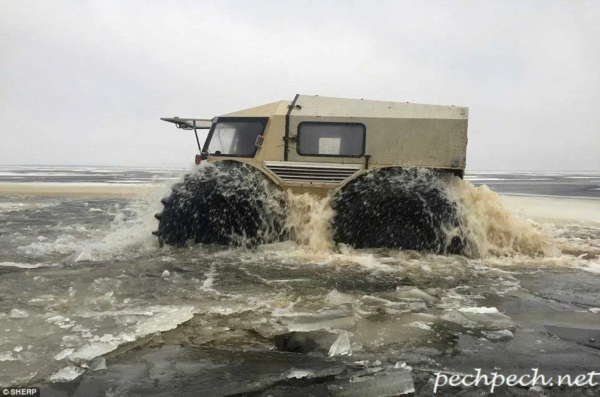 عکس/ ماشین عجیب روسی