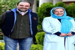 عکس دونفره برزو ارجمند و خالق مدرسه موش ها