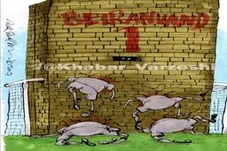 دیوار دفاعی بیرانوند/ عکس