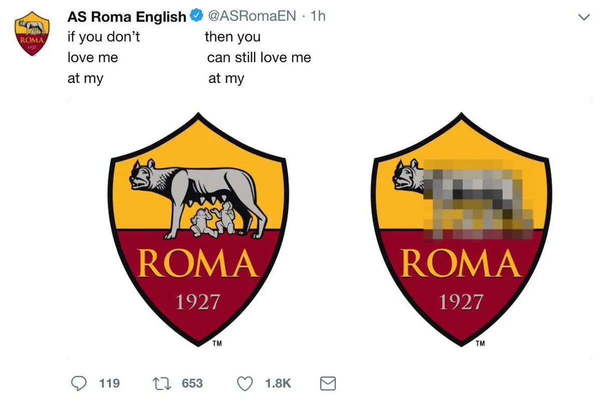 واکنش باشگاه رم به سانسور لوگوی این باشگاه در تلویزیون ایران/عکس