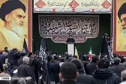 عزاداری شهادت حضرت فاطمه در میدان هفت تیر/ تصاویر