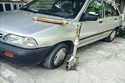 قفل کاپوت پراید/ عکس