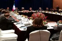 روحانی در نشست با جمعی از صاحبنظران اقتصادی آمريكا/ عکس